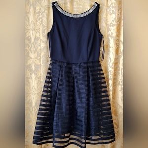 NWT SD Collection Embellished Neck Dress